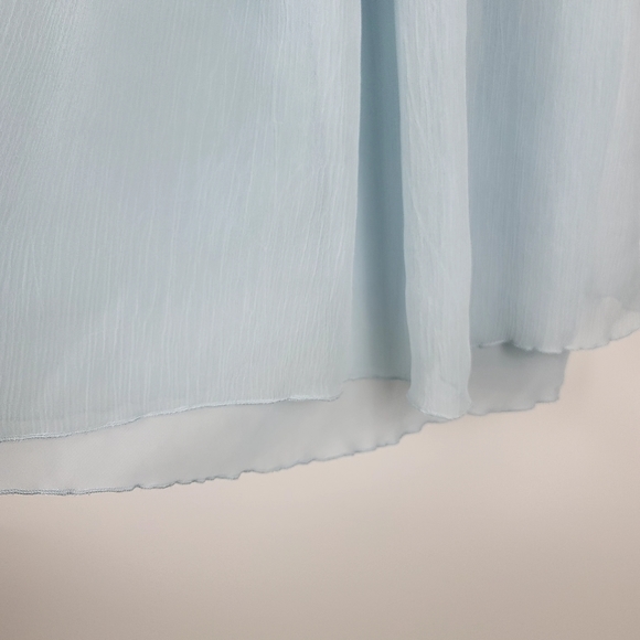 Victoria Secret Baby Blue Lace Babydoll Teddy size Large - Picture 4 of 9